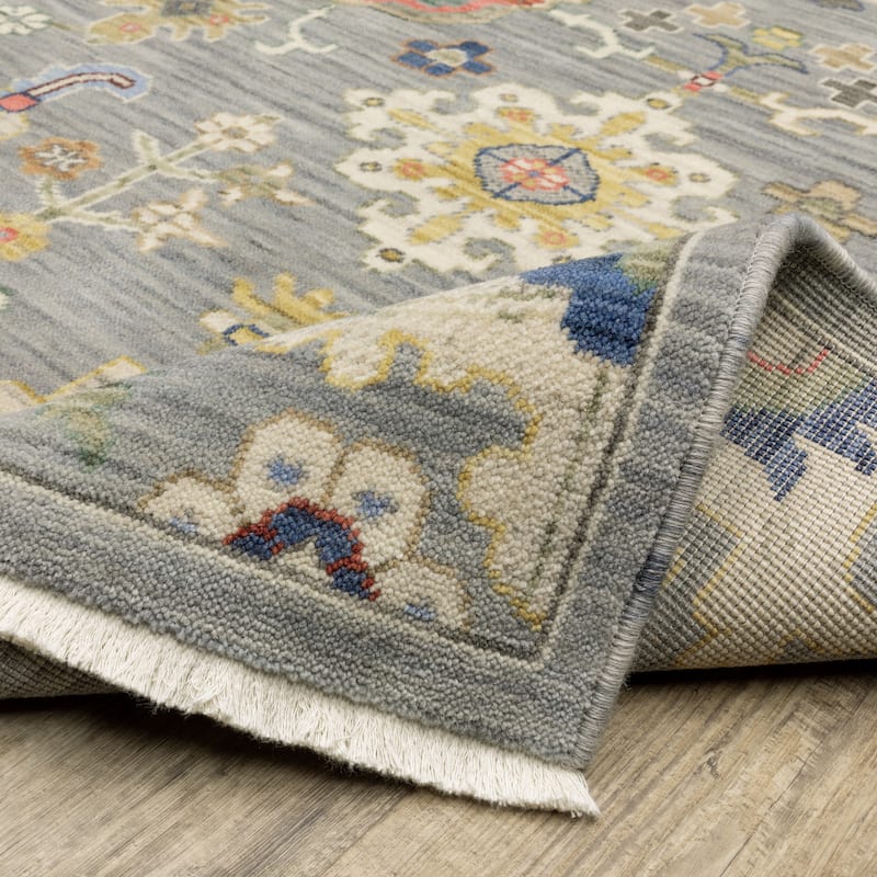Style Haven Lawson Traditional Persian Wool Fringe Edge Area Rug