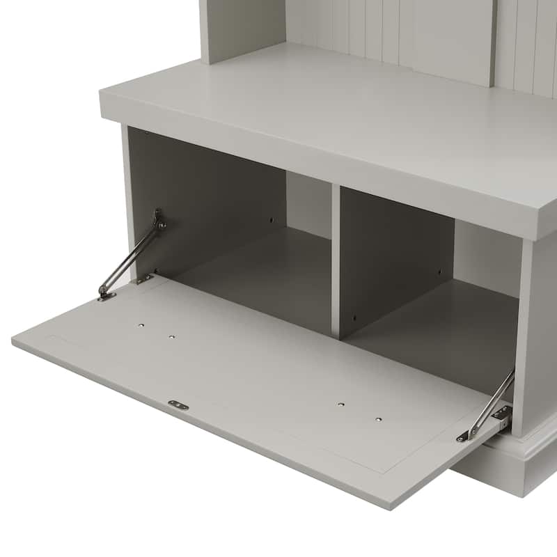 Crosley Shoreline Hall Tree - 15.75"x31.5"x64.25"