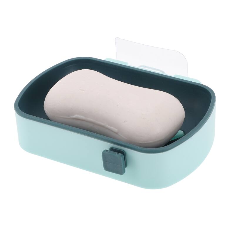Wall Mounted Soap Dish for Bathroom for Kitchen 5.04"x3.66"x1.18" 1 Pc