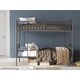 preview thumbnail 7 of 6, Signature Design by Ashley Graymound Gray Twin over Twin Bunk Bed with Ladder