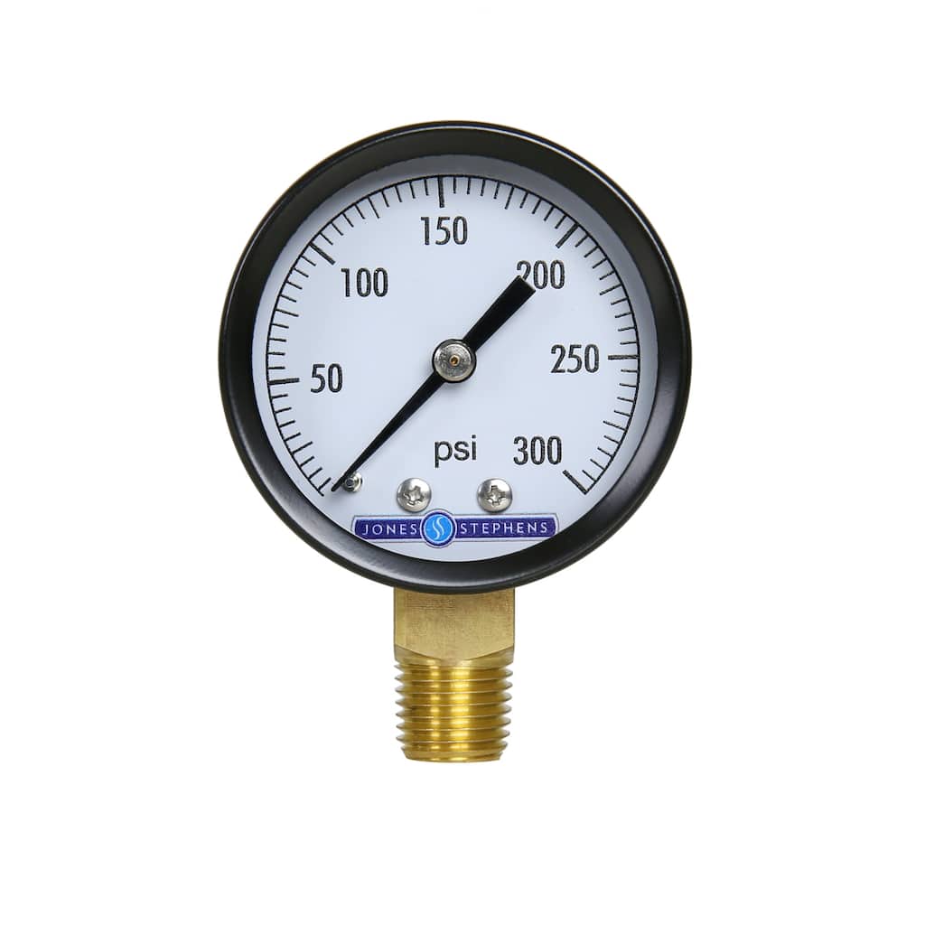 Jones Stephens G60300 2" 300 PSI Pressure Gauge