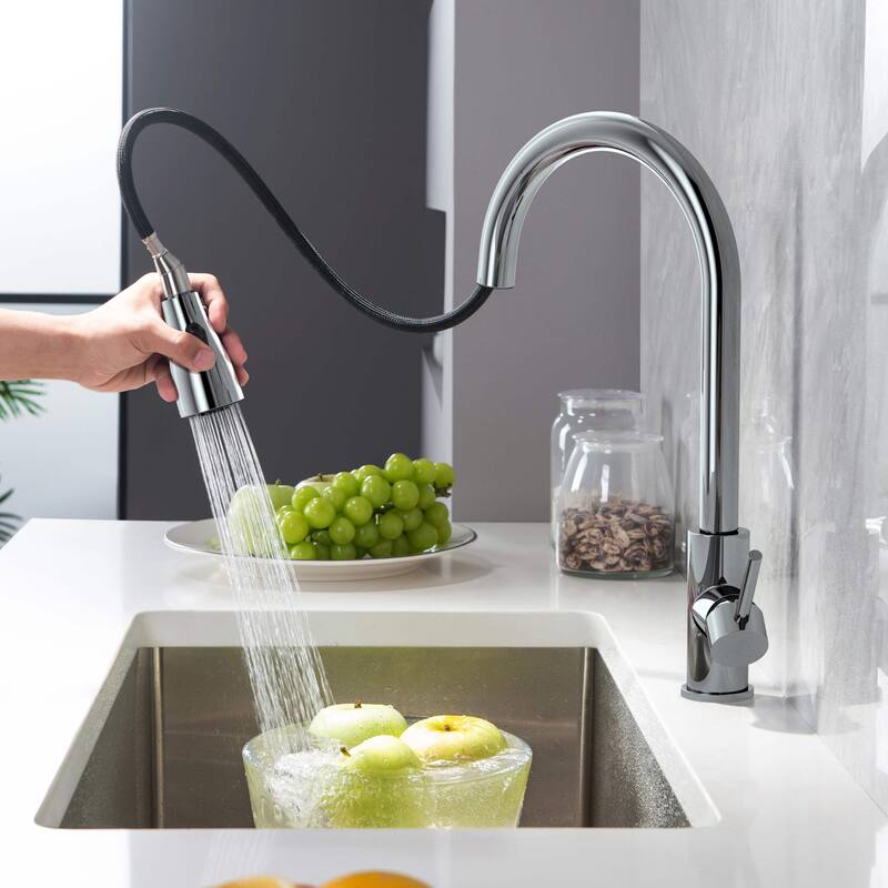 Single Handle Pull Down Kitchen Faucet
