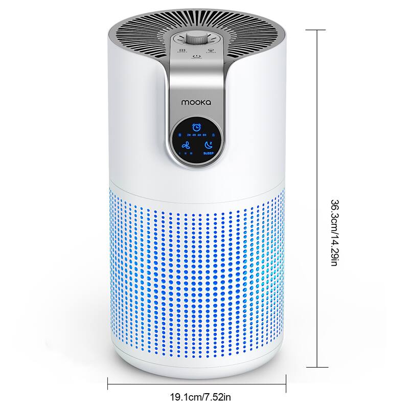 Large Room HEPA Air Purifier with Quiet Sleep Mode