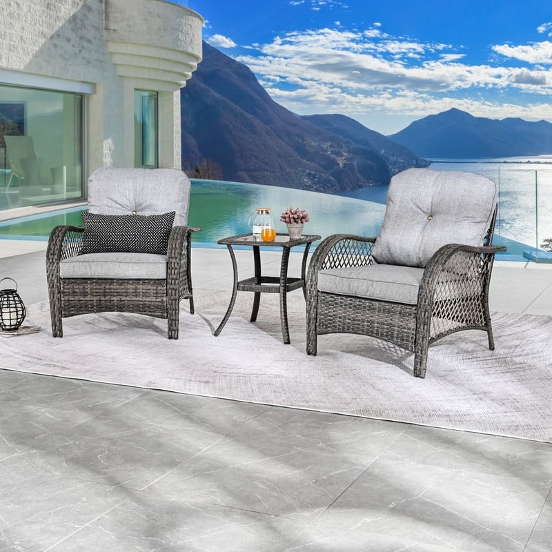 Y23 Patio Festival Outdoor Metal Conversation Set