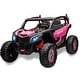 preview thumbnail 16 of 37, 24V 2 Seater Kids Ride on UTV Car w/Remote Control Pink