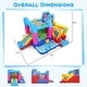 preview thumbnail 3 of 7, Gymax Inflatable Bounce House w/Slides Jumping Area Ball Pit Climbing - Multi-color