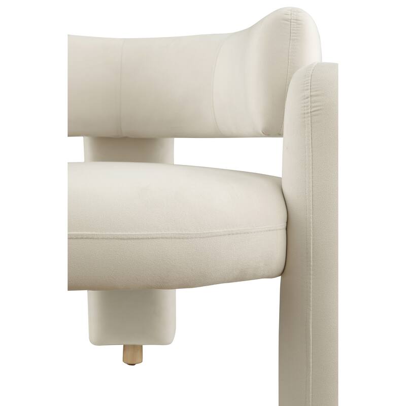 Modern Accent Chair With Solid Wood Frame, For Living Room, Bedroom, Lounge Area, Office