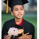 preview thumbnail 4 of 4, DolliBu Squat Piggy Graduation Plush Toy with Gown and Cap with Tassel - 7 inches