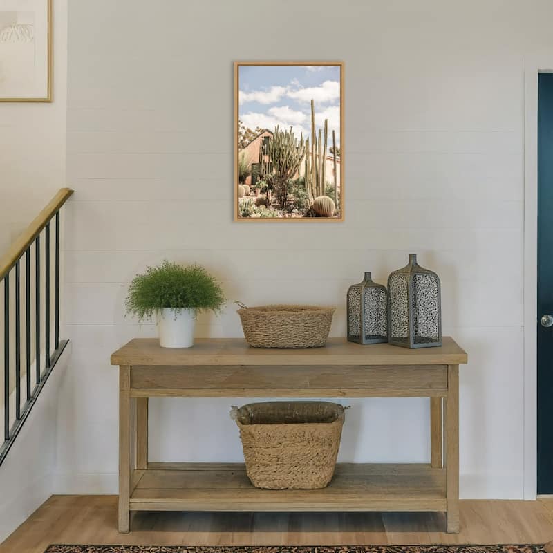 Karoo Garden by Shot by Clint Framed Canvas Wall Art Print - Sylvie Natural