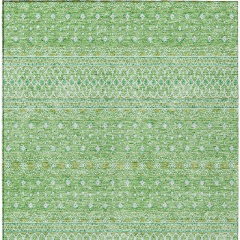 HomeRoots Tribal Transitional Rectangle Outdoor Rug
