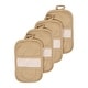 preview thumbnail 6 of 25, RITZ Cotton Terry Pot Holder Mitz (Set of 4) Biscotti