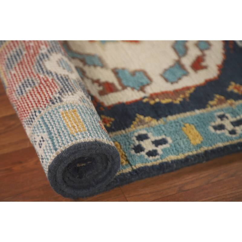 Heriz Serapi Oriental Runner Rug Handmade Wool Carpet - 2'7" x 8'0"
