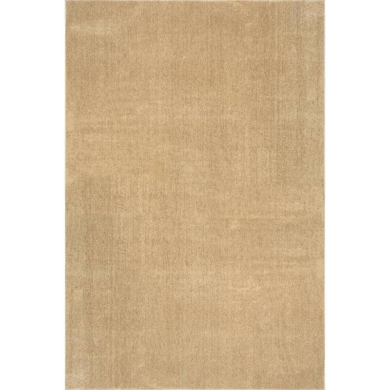Nuloom Argelia Solid Machine Washable Area Rug