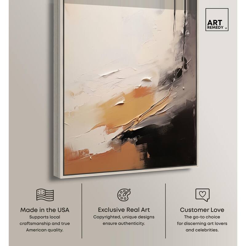 Baked Clay I Canvas by Art Remedy