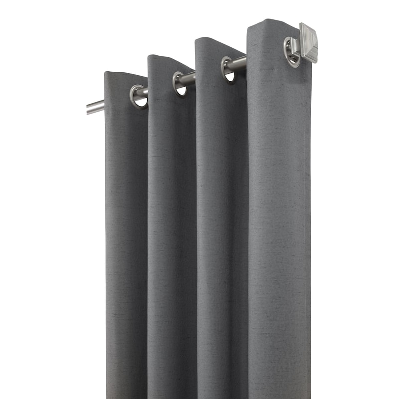 ThermaPlus Ventura Total Blackout Foamback Grommet Curtain Panel Pair