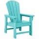 preview thumbnail 155 of 194, Laguna Kids Outdoor Poly Adirondack Chair Turquoise