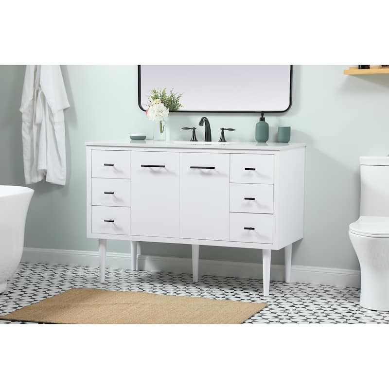 Fern 36 - 48 Inch Single Bathroom Vanity