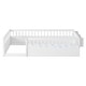 preview thumbnail 7 of 9, Twin Toddler Floor Bed Safety Kids Bed with High Guardrails (19.6 inch), Without Slat Concise Fence Bed for Kids Toddler