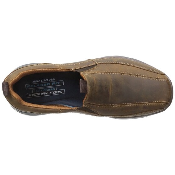 skechers relaxed fit dockland men's slip on shoes