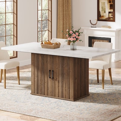 63" Dinning Table for 4-6