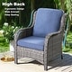 preview thumbnail 7 of 9, OVIOS 2-piece Patio Wicker Chairs Set