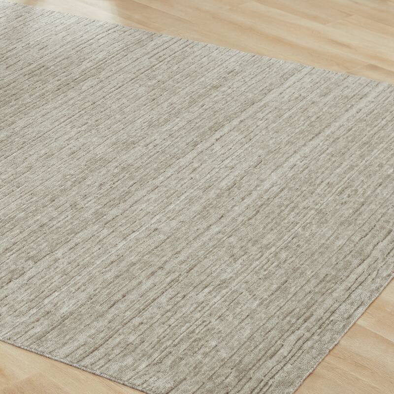 Minimalist Solid Wool Area Rug