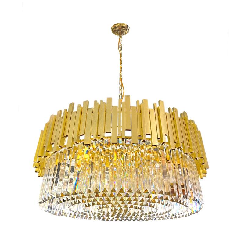 Luxury 32" Wide Crystal 12-Light Chandelier