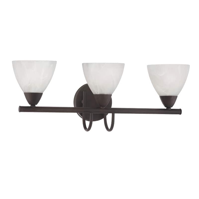 Tia 15.75-inch Wide 2-Light Vanity Light in Matte Nickel - 22.5 - Painted Bronze