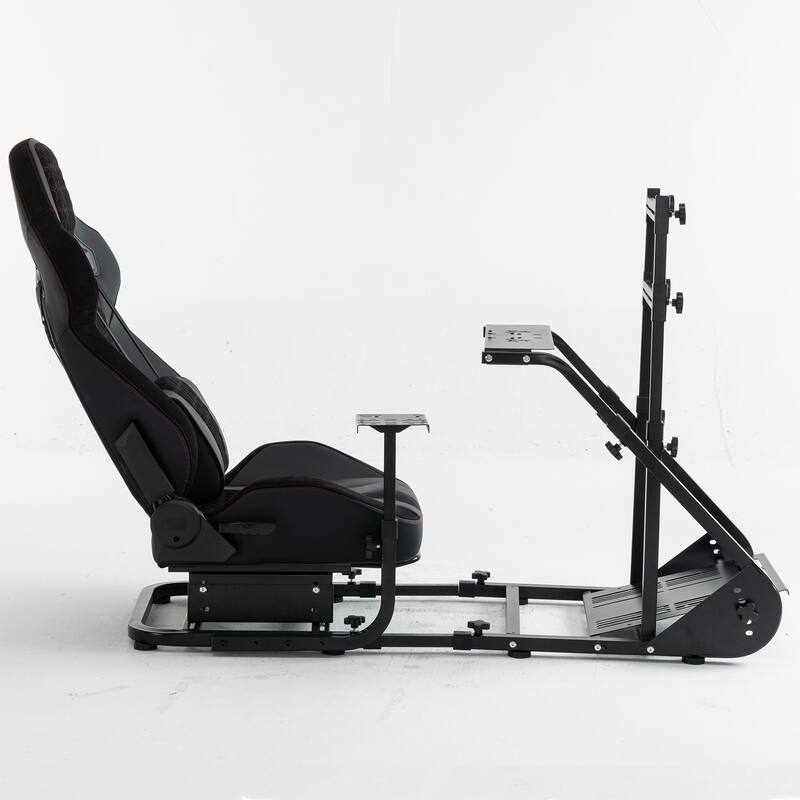 Enhanced and Stable Racing Wheel Cockpit, Compatible With Fanatec, Logitech adjustable driving simulators, excluding handbrake
