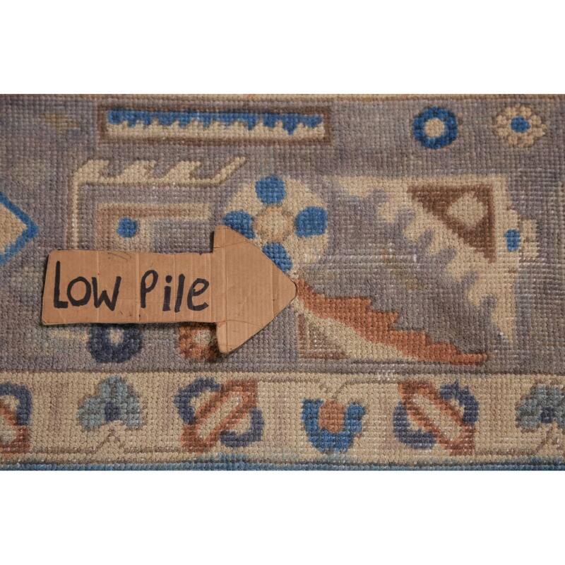 Traditional Blue Tabriz Persian Area Rug Hand-Knotted Wool Carpet - 9'4"x 12'5"