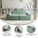 preview thumbnail 4 of 75, Soft Foam Modular Kids Play Couch with 6 Sectional Sofa Pieces - 27.5"D x 56"W x 17.25"H