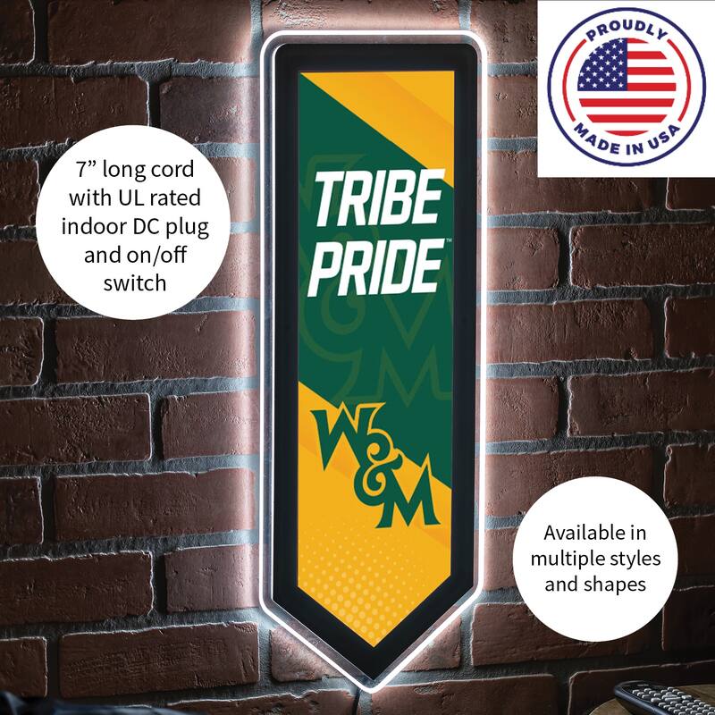 William & Mary LED Lighted Sign