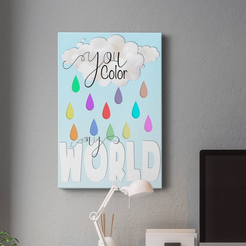 Color My World Premium Gallery Wrapped Canvas - Ready to Hang