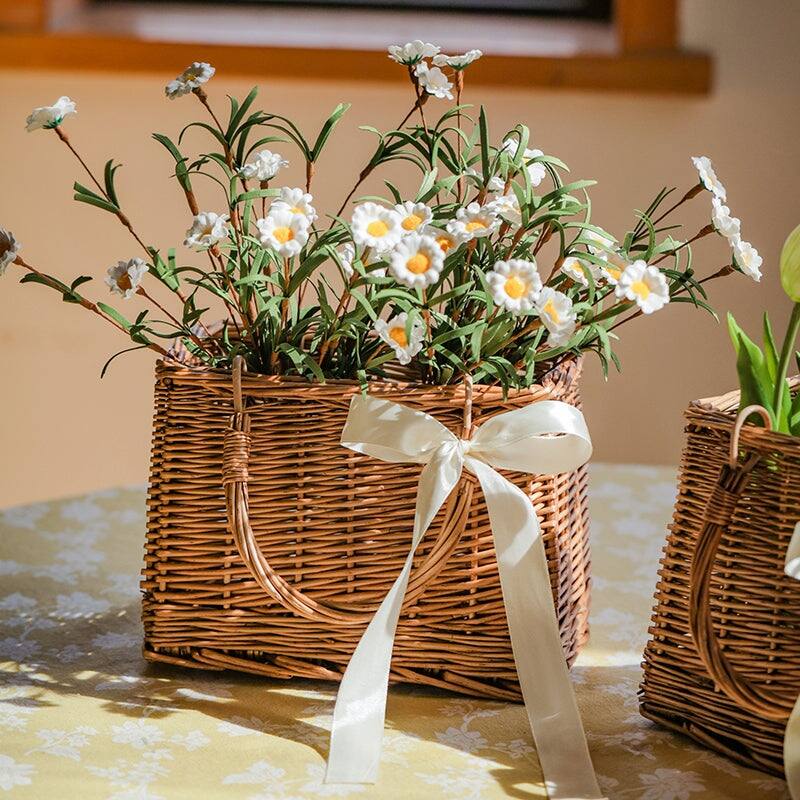 RusticReach Willow Carry Basket Bag