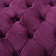 preview thumbnail 34 of 32, Zelfa Modern Glam Tufted Velvet Round Ottoman by Christopher Knight Home