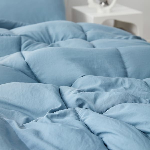 Beachfront Avenue - Coma Inducer® Oversized Cooling Comforter Set - Smoke Blue