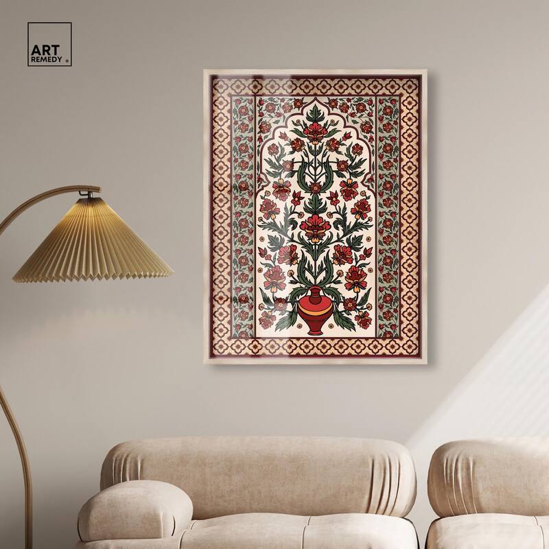 Royal Floral Mat Shadowbox by Art Remedy