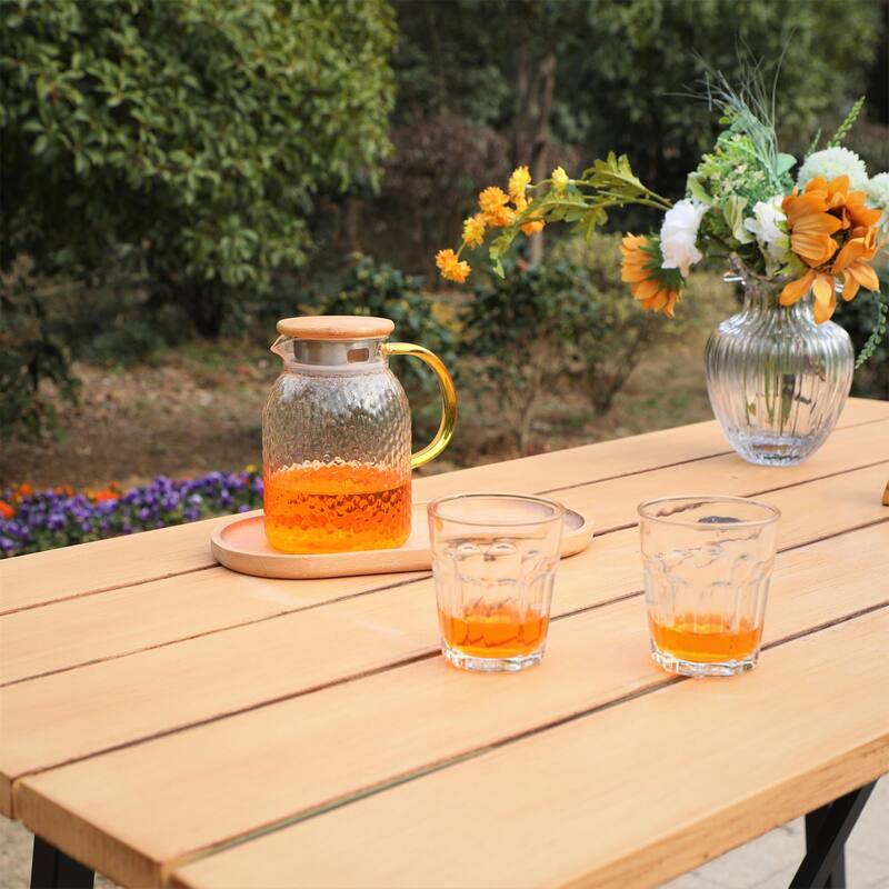 Patio Bar Table Outdoor Metal Bar Table Square Bistro Bar Table
