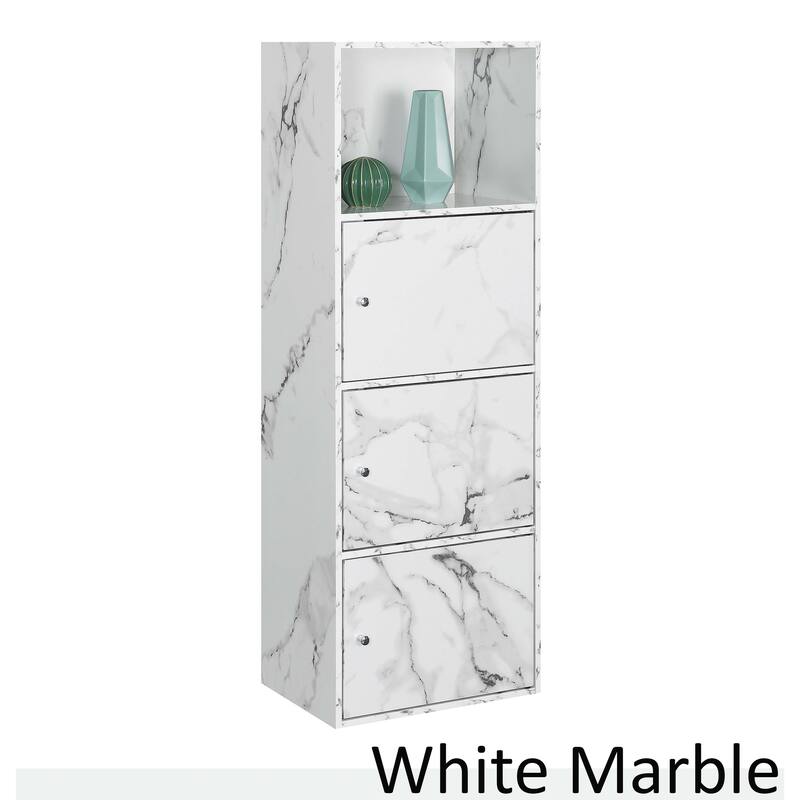 Convenience Concepts Xtra Storage 3 Door Cabinet with Shelf