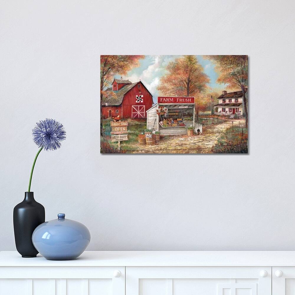 iCanvas "Farm Fresh" by Ruane Manning Canvas Print