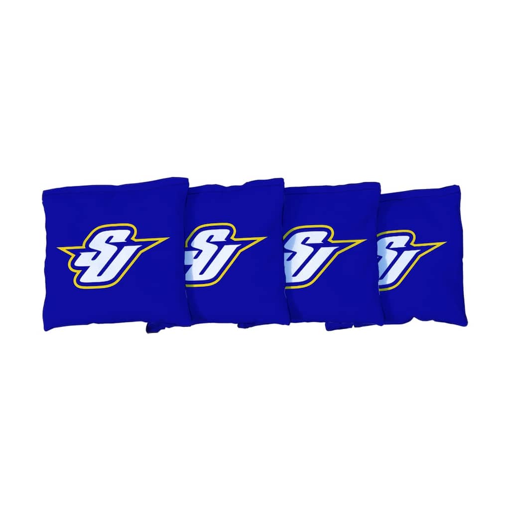 Spalding University SU Golden Eagles Blue Cornhole Bags