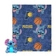 preview thumbnail 5 of 35, NBA Spin Stitch Hugger Pillow & Silk Touch Throw Blanket Set 40x50 inches - Indiana Pacers