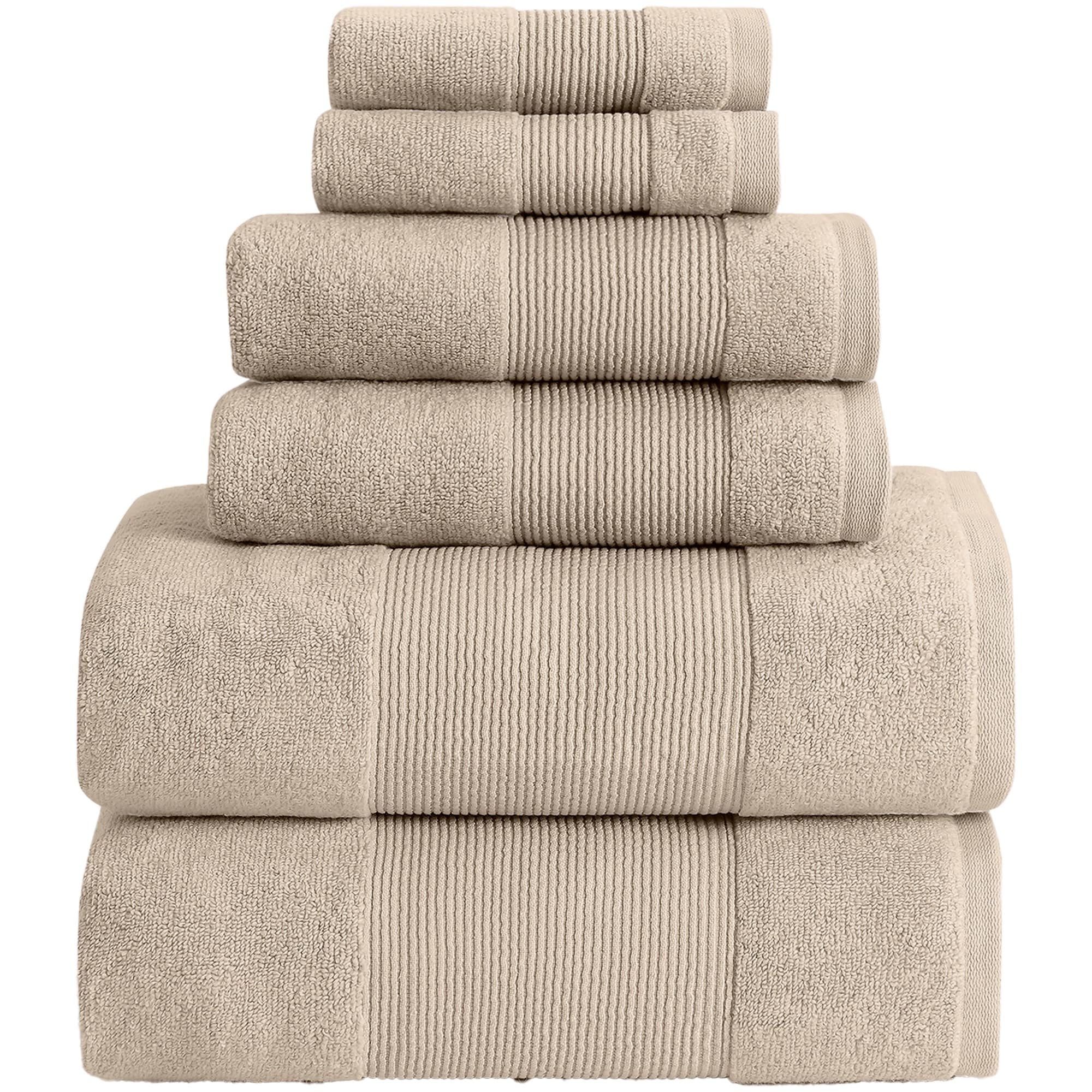 Modern Threads Air Cloud 6-Piece Bath Towel Set