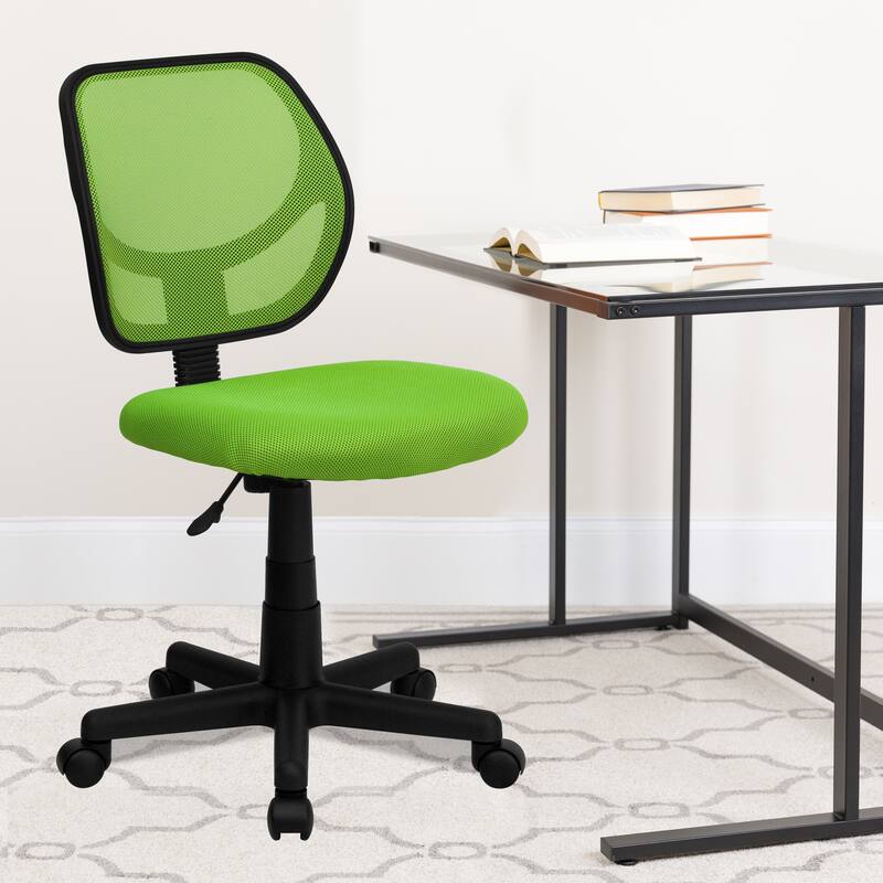 Low Curved Back Mesh Swivel Task Office Chair