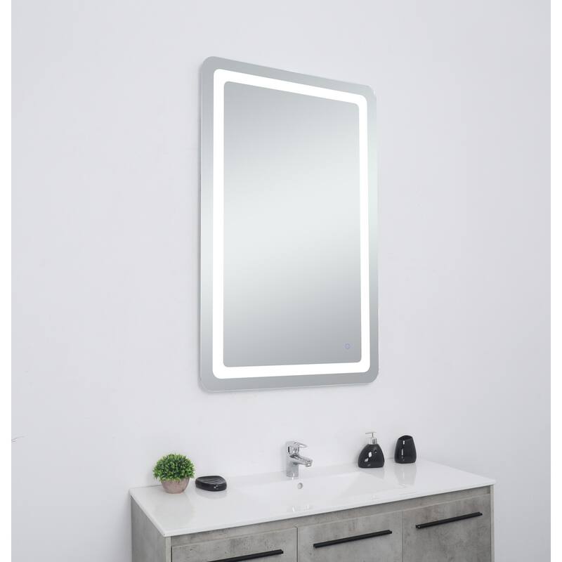 Indigo Home 30in x 48in soft edge LED mirror