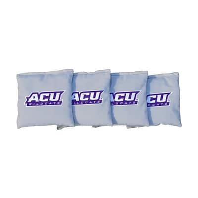 Abilene Christian University Wildcats Grey Cornhole Bags