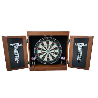 Farmington Dartboard and Cabinet Set