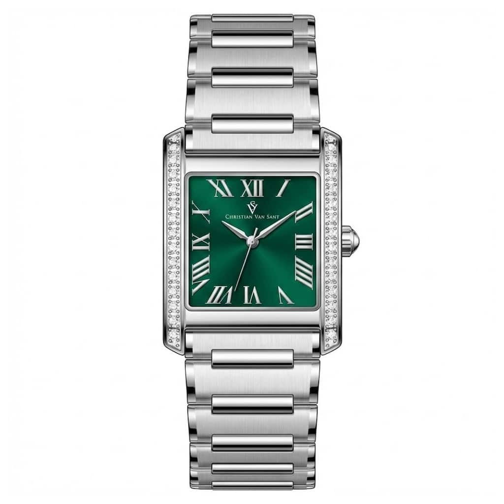 Christian Van Sant Women's Atelier Green Dial Watch - CV1283 - One Size