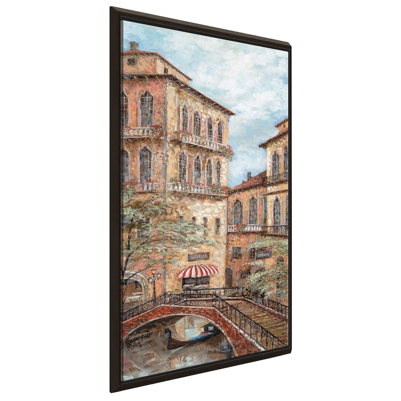 "Holiday in Venice I" by Ruane Manning Print on Floating Canvas