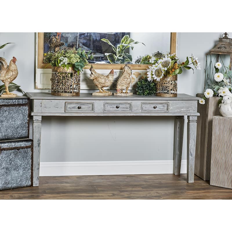 Wood Console Table - Roche River Decor